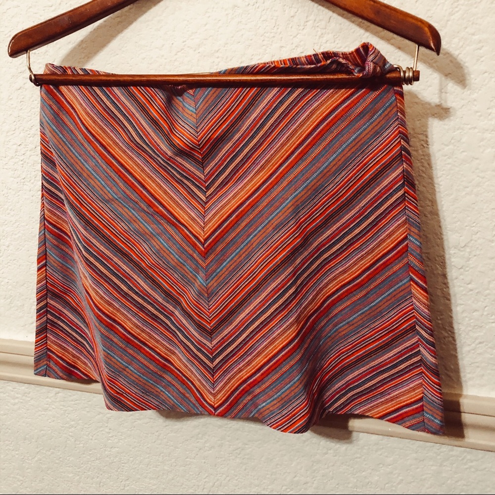 Colorful Tribal Mini Skirt